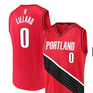 Men's Portland Trail Blazers Damian Lillard Fanatics Branded Red 2020/21